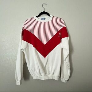 Vintage cruise sweatshirt sweatpants set XL red and white